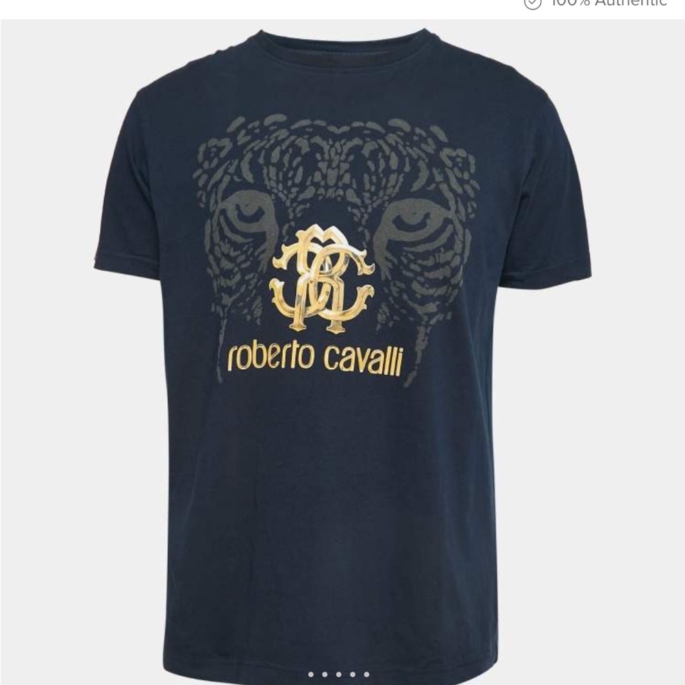 Roberto Cavalli Short Sleeve T-shirt Size Large